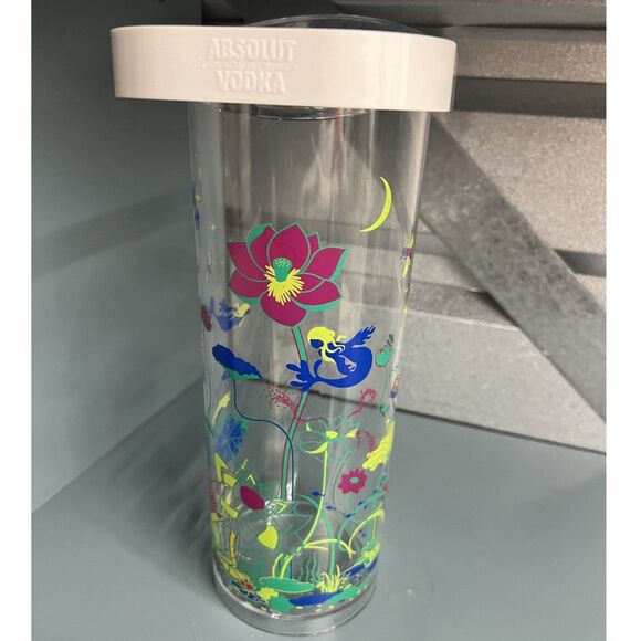 Chiho Aoshima Absolut Vodka Drink Pitcher Limited Edition Floral Mermaid w/ Lid - Picture 1 of 7